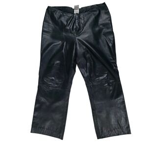 Nine West Black Leather Pants